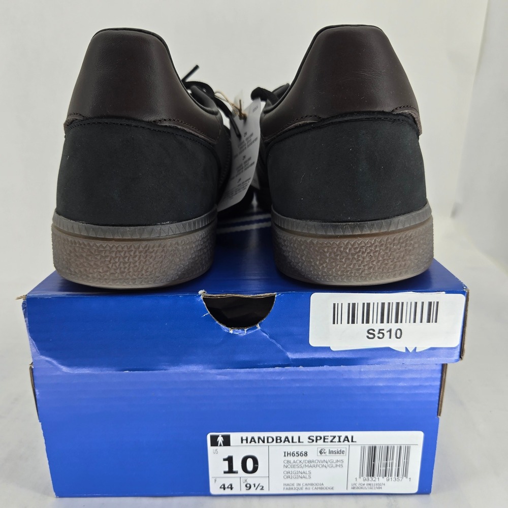Adidas Handball Spezial Core Black Dark Brown Gum IH6568 Mens Size 10 NEW - Picture 6 of 14